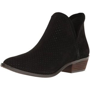 Lucky Brand Kambry Perforated Suede Ankle Boots 12